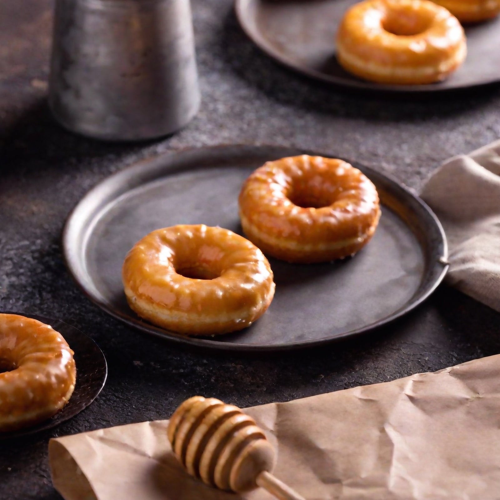 Mānuka Honey Glazed Doughnuts