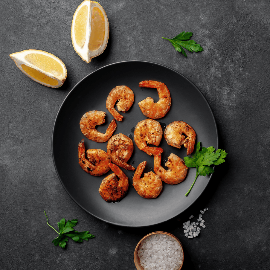 Mānuka Honey Garlic Prawns
