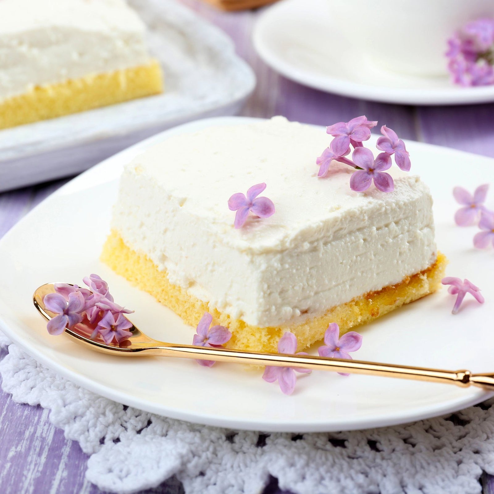Mānuka Honey and Lavender Infused Cheesecake