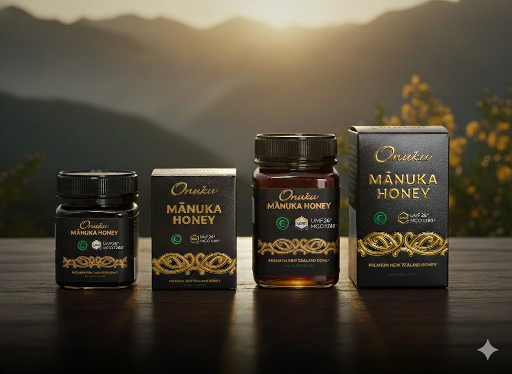 New Zealand 100% Mānuka Honey UMF25+ | MGO 1200+ – Onuku Honey NZ