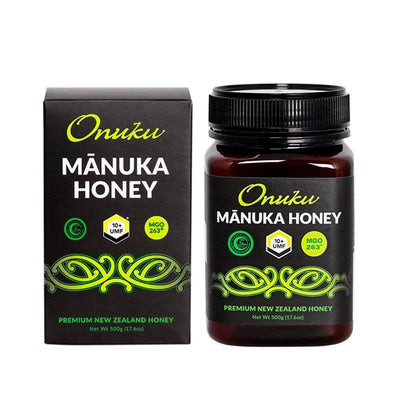 100% New Zealand Manuka Honey UMF10+ 500g - Onuku Honey NZ