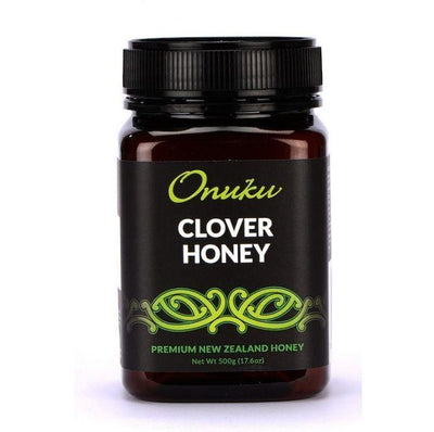 100% New Zealand Clover Honey 500g - Onuku Honey NZ